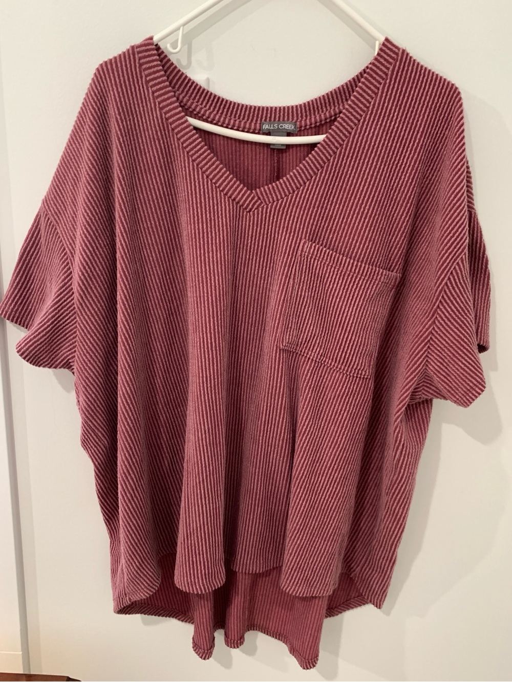 Falls Creek textured knit top